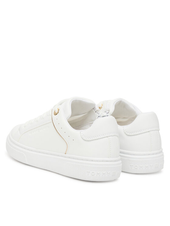 Tommy Hilfiger Tommy Hilfiger Сникърси Low Cut Lace Up Sneaker T3A9-33982-1355 D Бял