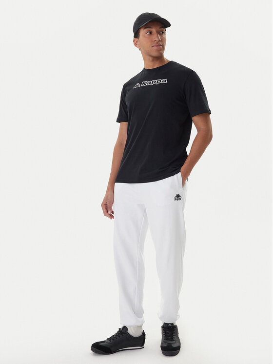 Kappa Kappa Долнище анцуг Gothenburg 331U7EW Бял Regular Fit