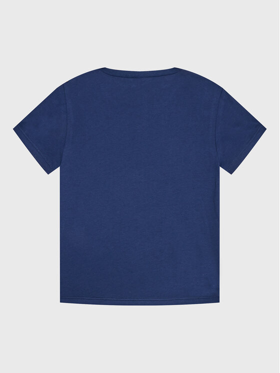 United Colors Of Benetton United Colors Of Benetton Тишърт 3096C10C8 Тъмносин Regular Fit