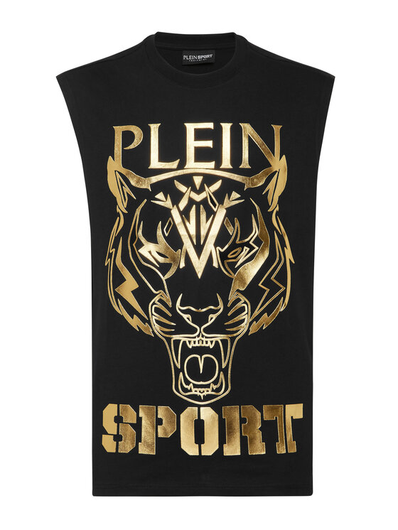 Plein Sport Plein Sport Tank top 10159 Czarny Regular Fit
