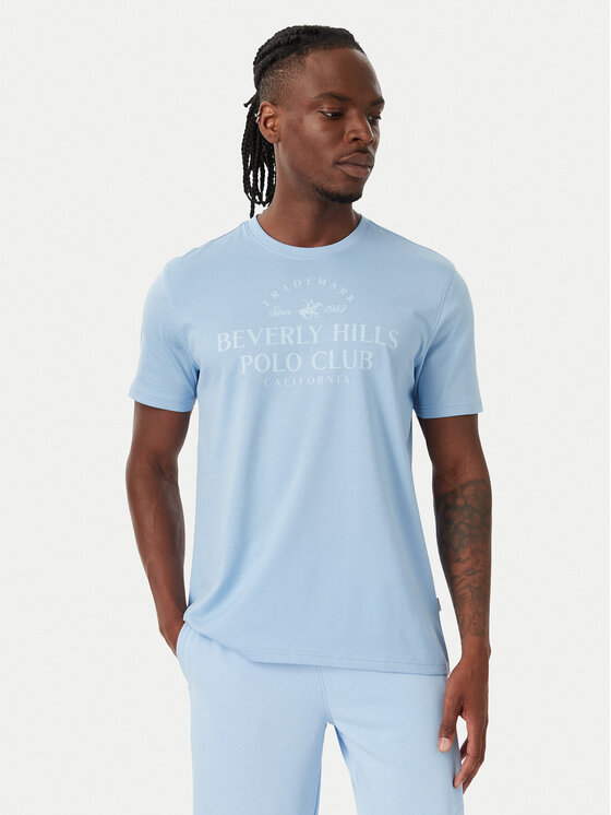 Beverly Hills Polo Club Tricou M1303 Albastru deschis Regular Fit