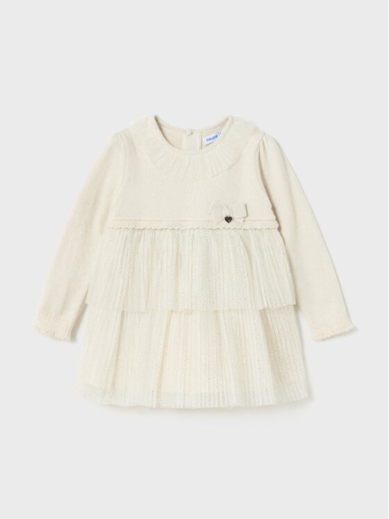Mayoral Mayoral Elegantes Kleid 2.979 Écru Regular Fit