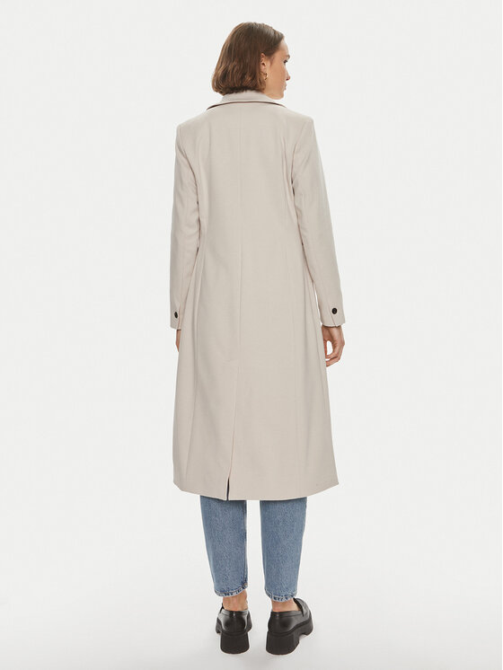 ONLY ONLY Płaszcz przejściowy Cassie 15308609 Szary Regular Fit