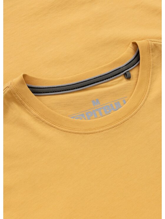 PITBULL PITBULL T-Shirt AUTOMATIC Żółty Regular Fit
