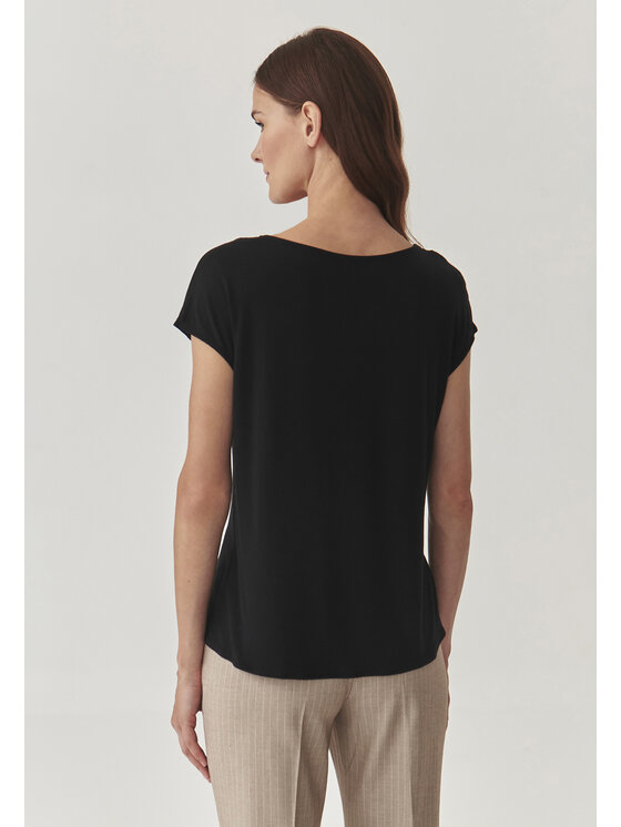 TATUUM TATUUM Blúzka MORO Čierna Loose Fit
