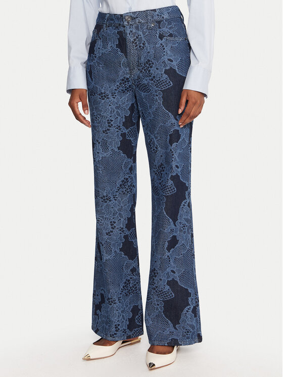 French Connection French Connection Jeans hlače 74ZAZ Modra Boot Fit
