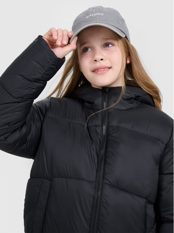 4F 4F Kurtka puchowa 4FJRAW25TDJAF0817-20S Czarny Regular Fit