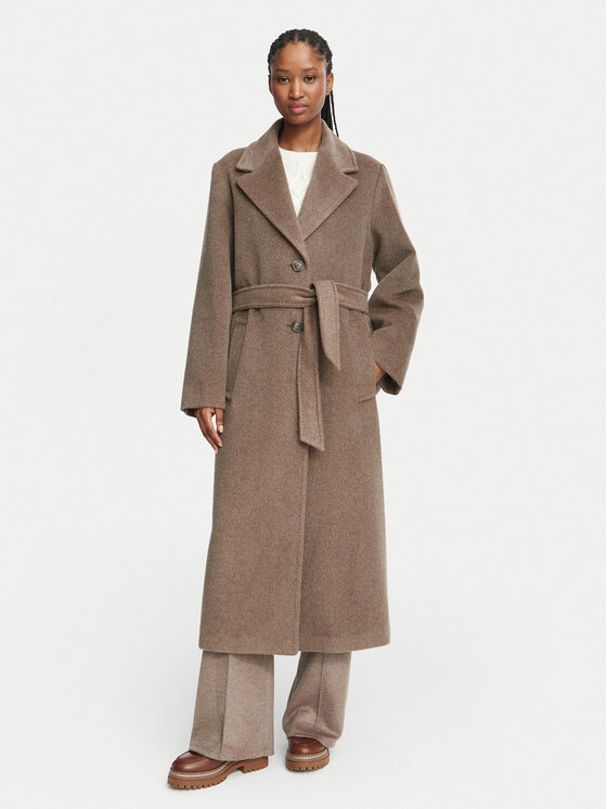 Weekend Max Mara Weekend Max Mara Palton de lână Bronte 2625016112 Bej Regular Fit