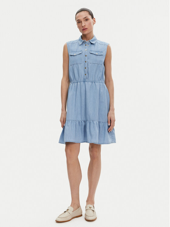 Gaudi Gaudi Φόρεμα τζιν 511BD16002 Μπλε Regular Fit