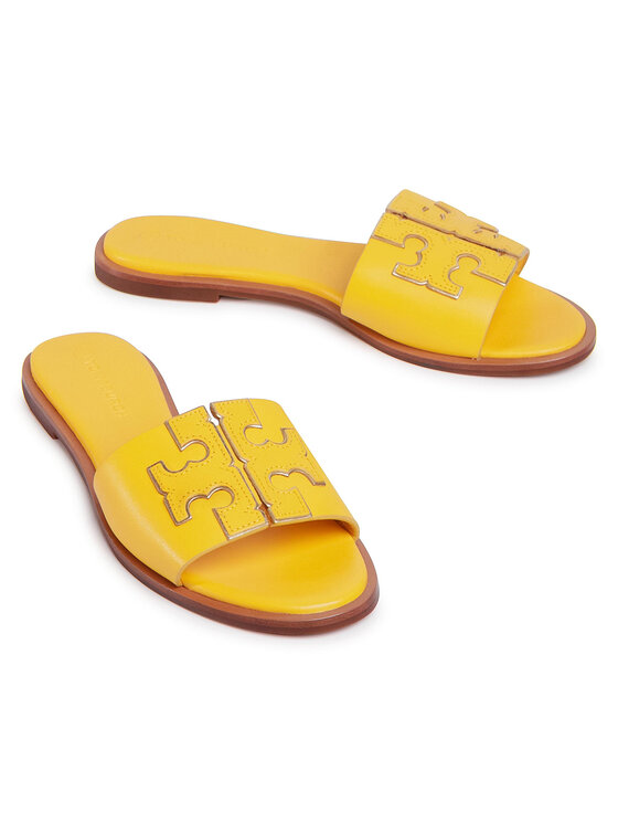 tory burch ines slide yellow