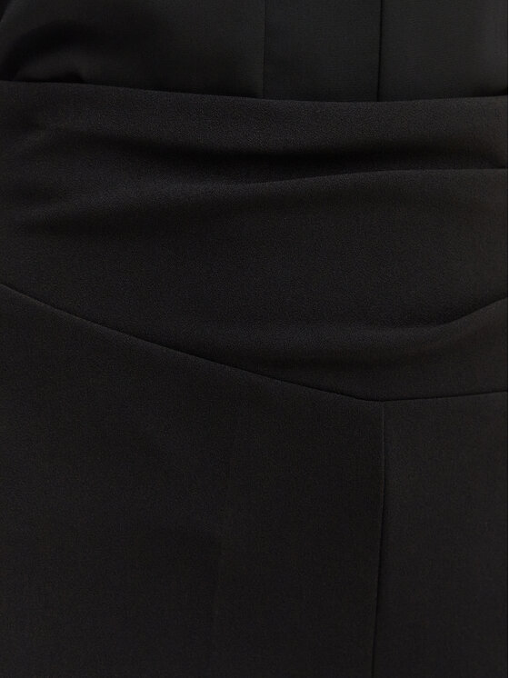 Rinascimento Rinascimento Spodnie palazzo CFC0020264002 Czarny Flare Fit