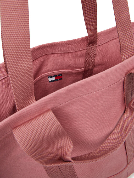 Tommy Jeans Tommy Jeans Τσάντα Tjw Tote Edition Canvas AW0AW17542 Ροζ