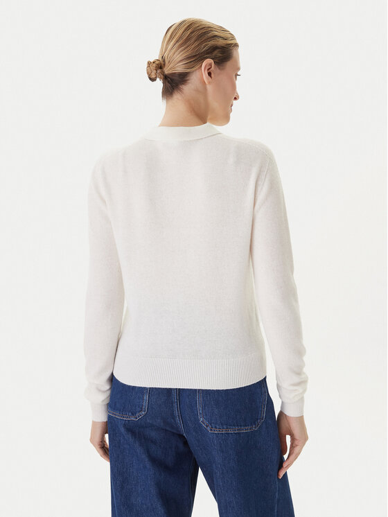 KAOS KAOS Sweter RI1KT019 Écru Regular Fit