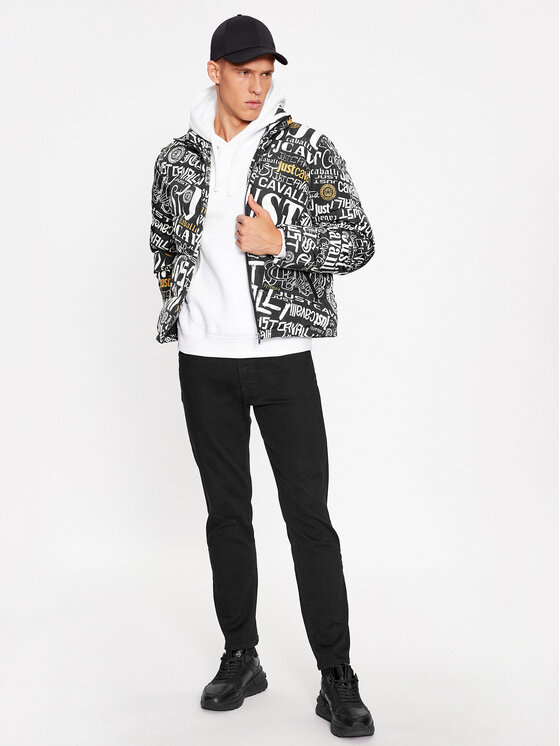 Just Cavalli Just Cavalli Puhovka 75OAUD18 Črna Regular Fit