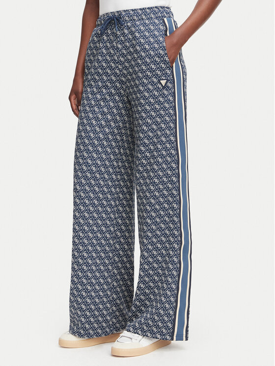 Guess Pantaloni trening V6YB27 K5181 Bleumarin Relaxed Fit