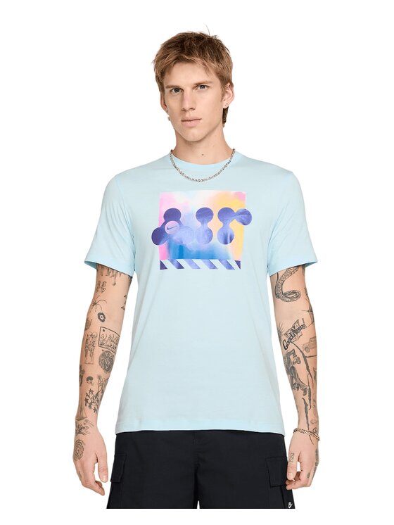 Nike Nike T-Shirt U NSW TEE OC COSMIC YTH HJ0590-474 Niebieski Regular Fit