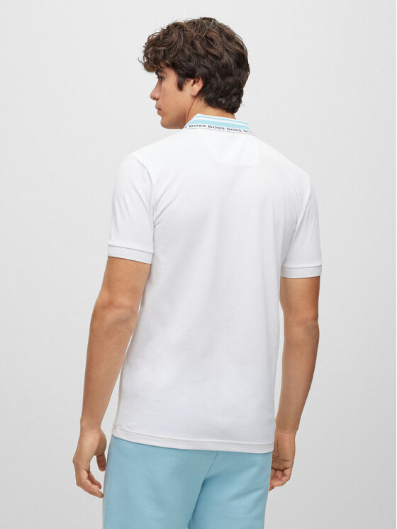 Polo 50488270 Bianco Slim Fit