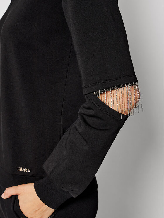 Felpa TA1083 F0090 Nero Regular Fit