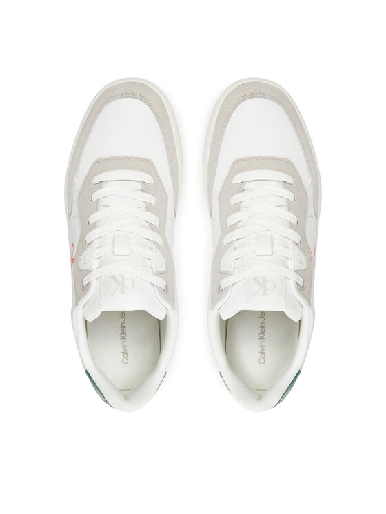 Calvin Klein Jeans Calvin Klein Jeans Sneakersy Classic Cupsole Mg Nylon Mix YM0YM01304 Biały