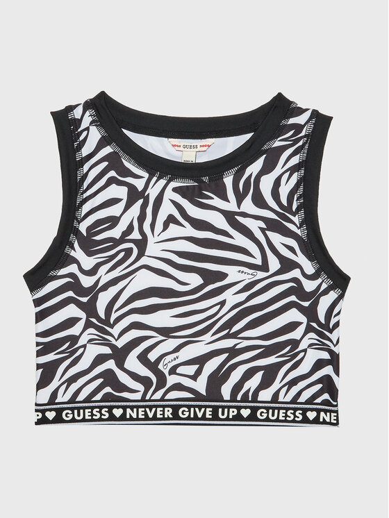 Guess Guess Marškinėliai J3RI02 MC01P Juoda Slim Fit