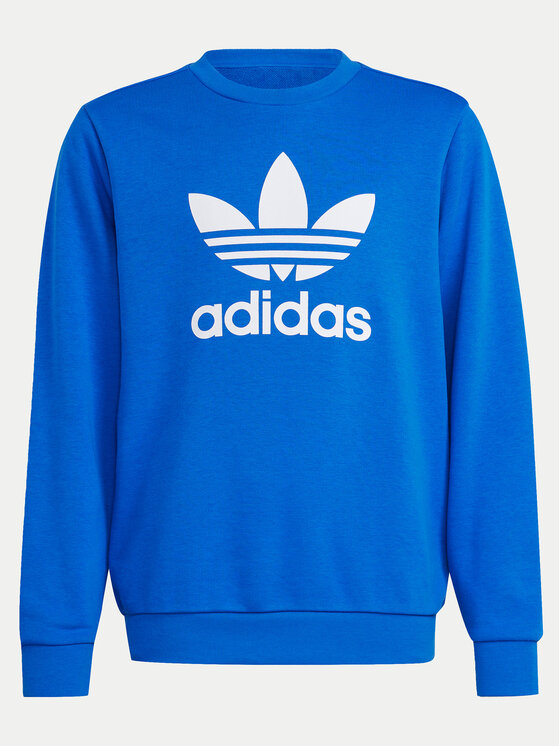 adidas adidas Majica dugih rukava Trefoil IY7438 Plava Regular Fit