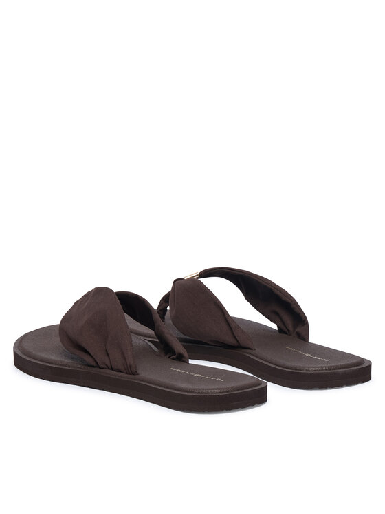 Tommy Hilfiger Tommy Hilfiger Žabky Th Scandi Soft Summer Sandal FW0FW09421 Hnědá