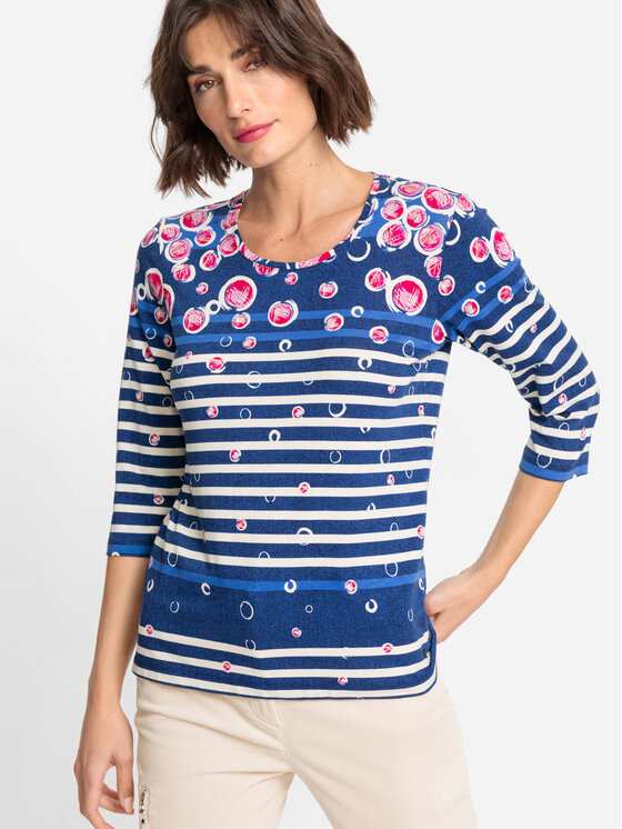 Olsen Olsen Bluza 11104616 Modra Regular Fit