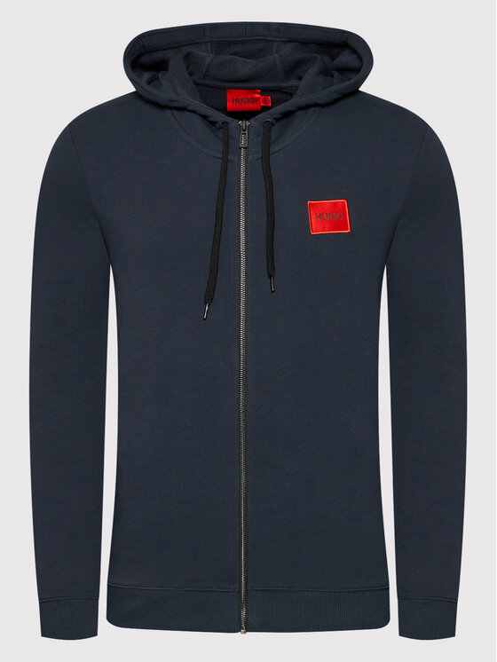 HUGO Hugo Pulóver Daple212 50447972 Sötétkék Regular Fit