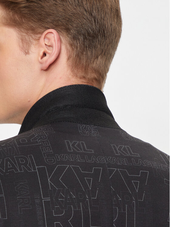 KARL LAGERFELD KARL LAGERFELD Sakko 155205 541007 Schwarz Slim Fit