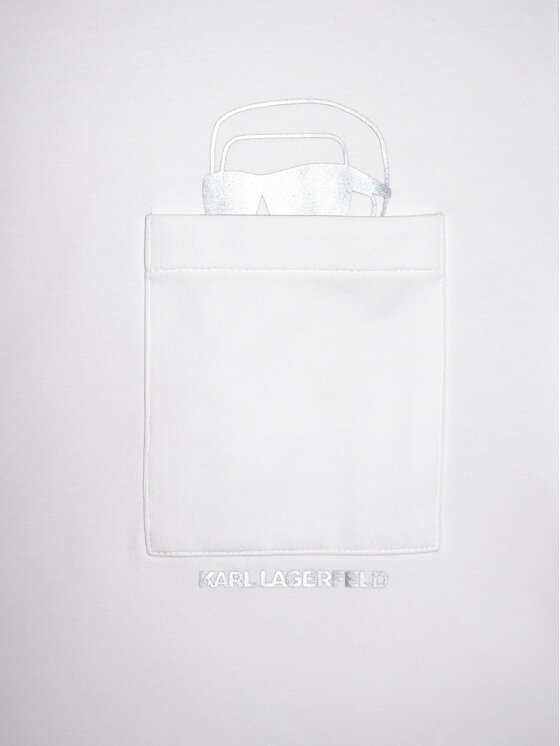 KARL LAGERFELD KARL LAGERFELD Polo 745127 561225 Bijela Regular Fit