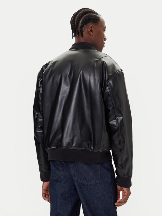 Versace Jeans Versace Jeans Μπόμπερ μπουφάν 79GAS407 Μαύρο Regular Fit