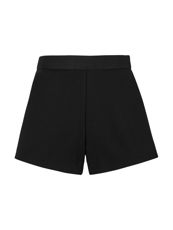 Calvin Klein Jeans Calvin Klein Jeans Pantalon scurți din material Punto IG0IG02880 Negru Regular Fit