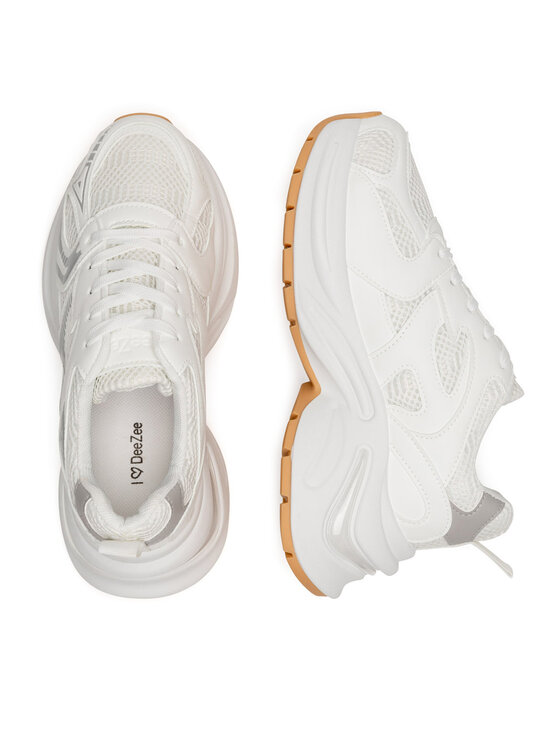 DeeZee DeeZee Sneakersy WSS21540-01 Biela