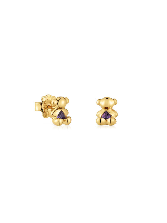TOUS TOUS Auskarai Bold Bear 1004024500 Auksinė