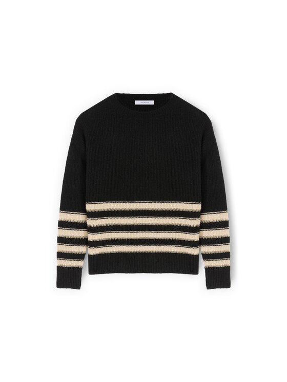 Motivi Motivi Maglione M059W003740N0Z3 Nero Regular Fit