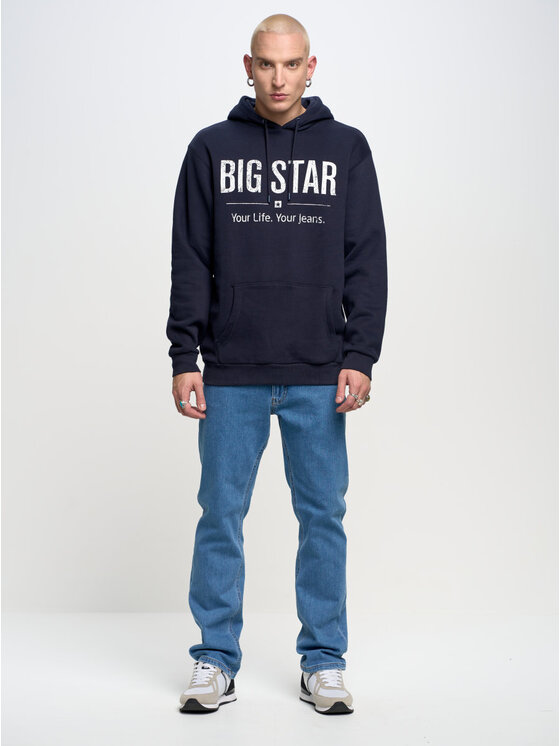 BIG STAR BIG STAR Bluza ashlyno_403 Granatowy Regular Fit