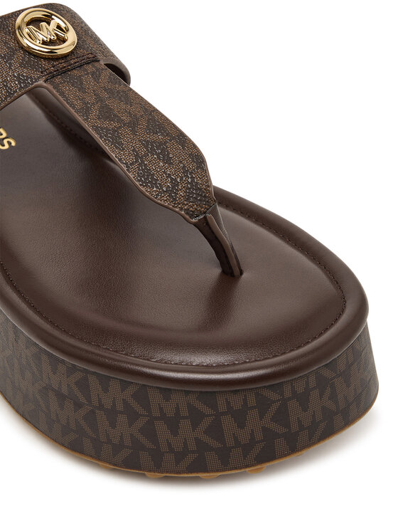 MICHAEL Michael Kors MICHAEL Michael Kors В'єтнамки Koya Flip Flap 40R6KOFA2B Коричневий