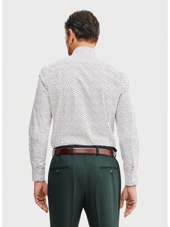Pako Lorente Pako Lorente Koszula P25SF-1X-045 Biały Slim Fit