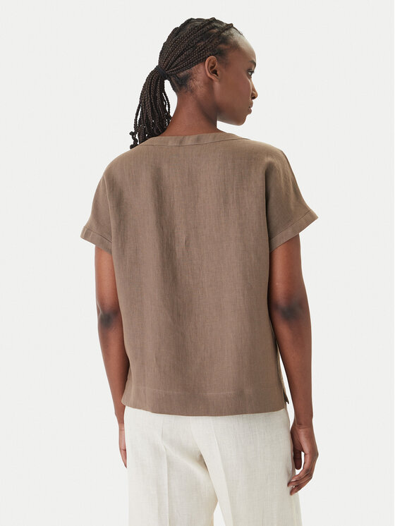 Marella Marella T-Shirt Geyser 2615111132 Μπεζ Regular Fit