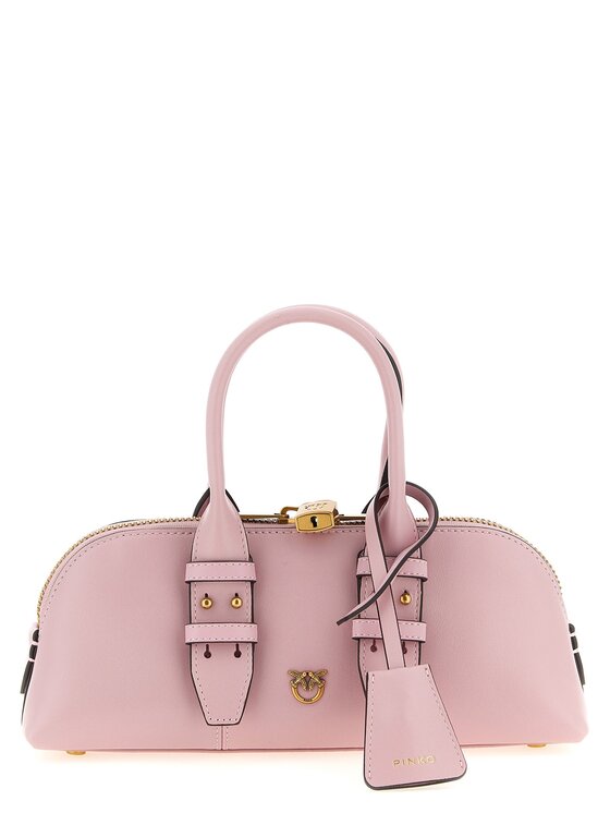 PINKO PINKO Torebka Multicolor Cowhide Hand Różowy