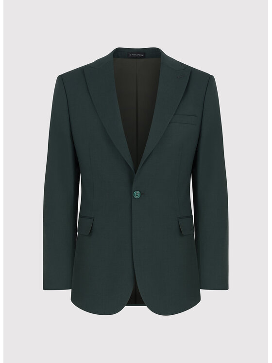 Pako Lorente Pako Lorente Marynarka P24SF-3G-019 Zielony Slim Fit