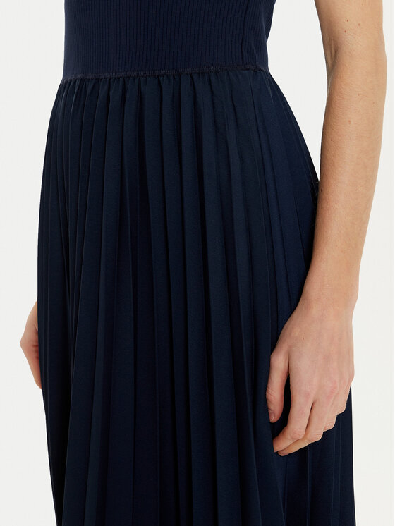 Tommy Hilfiger Tommy Hilfiger Kleid für den Alltag WW0WW44429 Dunkelblau Slim Fit