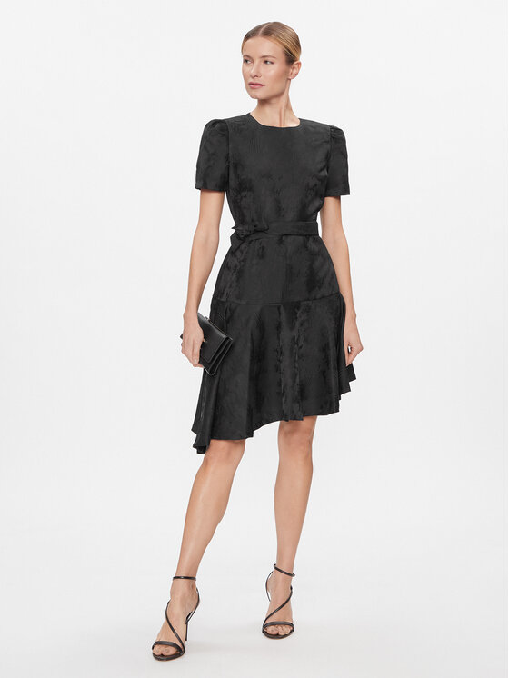 Dkny black 2024 lace dress