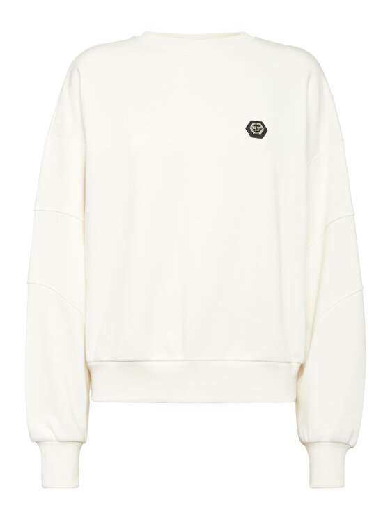 PHILIPP PLEIN PHILIPP PLEIN Bluza 26331 Biały Regular Fit