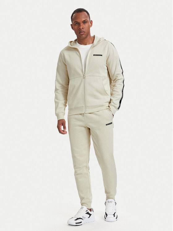 EA7 Emporio Armani EA7 Emporio Armani Hanorac 7M002197 AF10377 U1079 Bej deschis Regular Fit