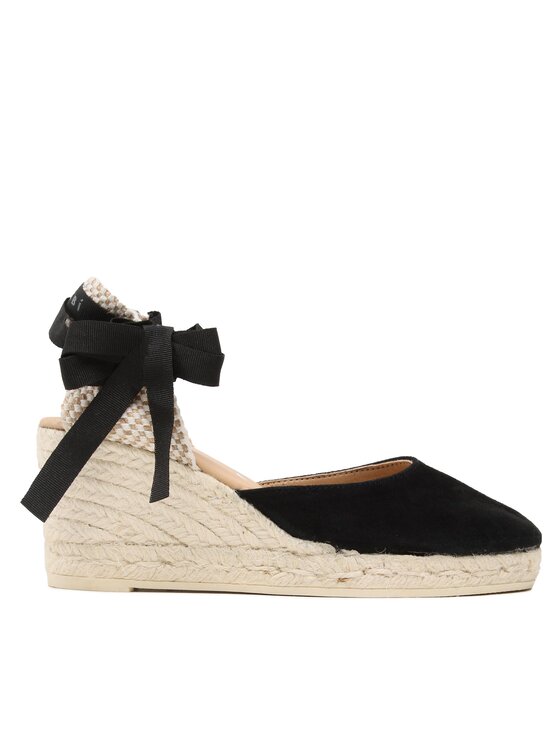 Manebi Manebi Espadrillid Soft Suede Low Wedge Espadrilles K 1.0 WL Must