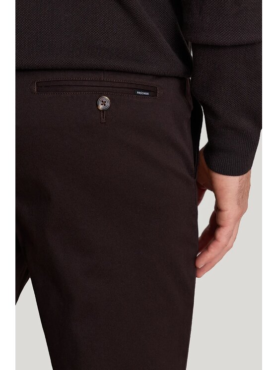 Próchnik Próchnik Chinosy PM3 SP073126000010 Brązowy Regular Fit