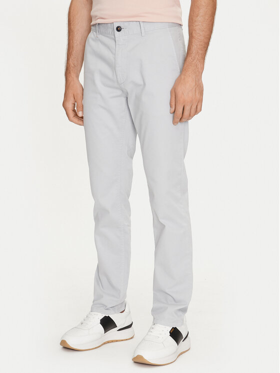 BOSS Boss Chinos kelnes Chino_Slim 50510933 Pilka Slim Fit