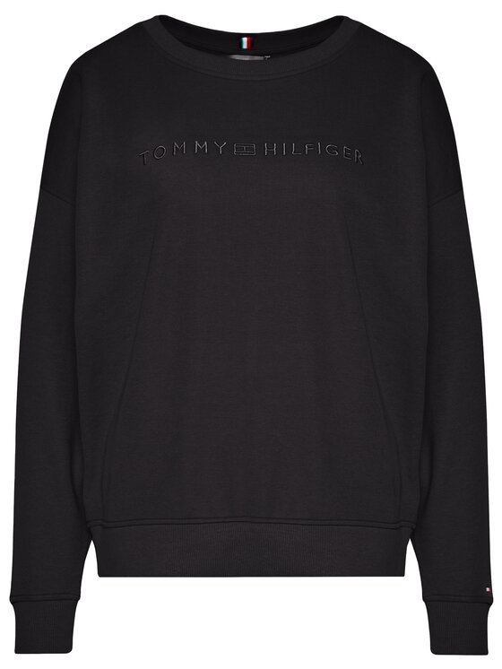 Tommy Hilfiger Tommy Hilfiger Džemperis Tonal WW0WW31180 Juoda Oversize