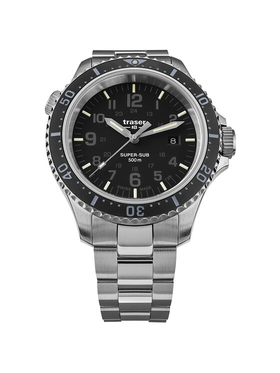 Traser Traser Zegarek TS-109378 Srebrny